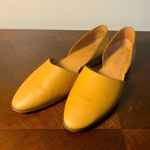 Womens Madewell Marisa d'Orsay Flat in Leather! Size 7.5! Great Shoes!